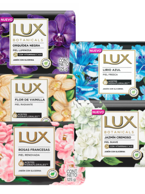 JABÓN LUX X 125GR VARIAS FRAGANCIAS XUNID ART 135 HAN