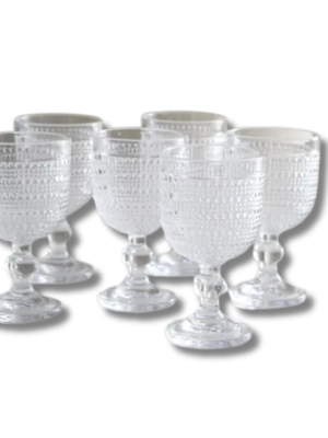 SET X6 COPA DE VINO TORNASOLADA ART RM37-3 IAÑ