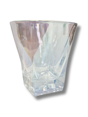 VASO CHICO C/BASE CUADRADA TORNASOL X6 ART YW-5977 IAÑ