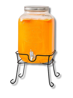 DISPENSER DE JUGO VIDRIO CUADRADO 4LT ART 4960474 IAÑ