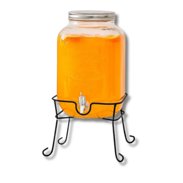 DISPENSER DE JUGO VIDRIO CUADRADO 4LT ART 4960474 IAÑ