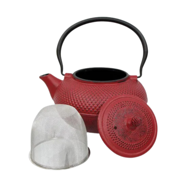 TETERA HIERRO C/INFUSIR ROJO 900ML ART 4933076 IAÑ