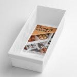 CANASTO PVC BLANCO 29X12X9CM ART 4959424 IAÑ