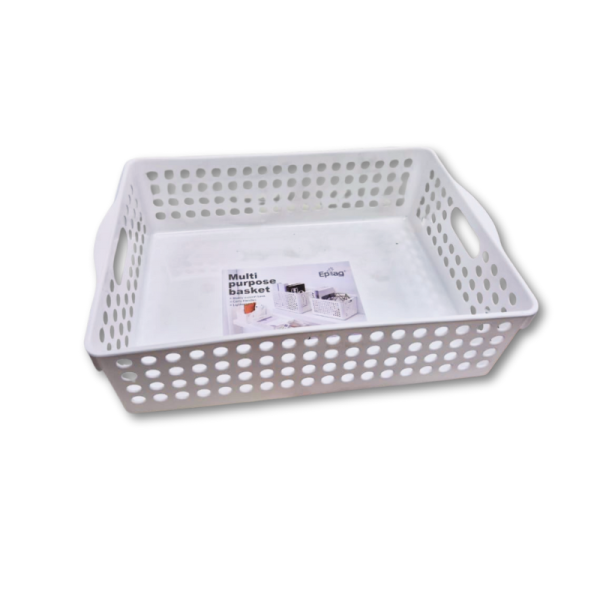CANASTO PVC BLANCO 31X22CM ART 4925533 IAÑ