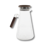 JARRA VIDRIO C/INFUSOR MANGO MADERA 1800ML ART 4290416 IAÑ