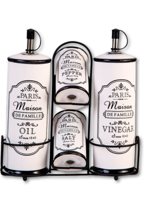 SET ACEITERA VINAGRERA SALERO PIMENTERO ART 4619646 IAÑ