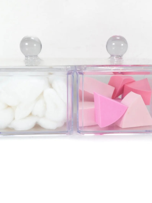 SET ORGANIZADOR ESPONJAS Y ALGODONE PREMIUM ART 4948922B IAÑ