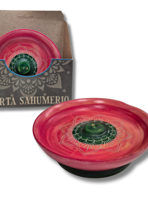 PORTA SAHUMERIO MADERA C/DISEÑOS HAÑ