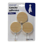 GANCHO ADHESIVO CIRCULAR 3 PCS ART AB-30534 IAÑ