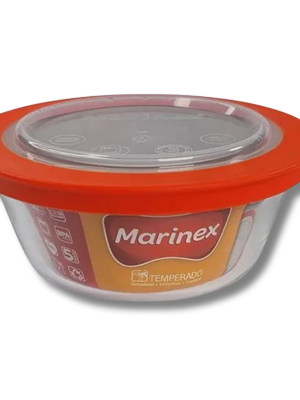 FUENTE MARINEX 600ML REDONDA VIDRIO ART 631211 IAÑ