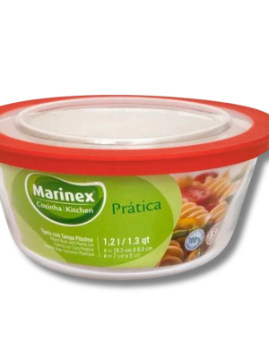 FUENTE MARINEX 1,2L REDONDA VIDRIO ART 631311 IAÑ