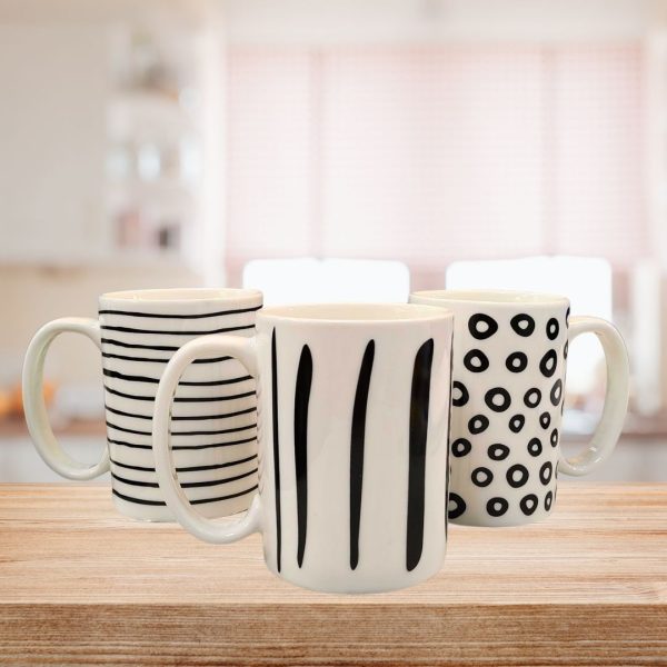 TAZA DE CERAMICA C/ DISEÑO 450ML ART 28141 IAÑ