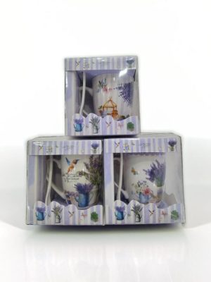 TAZA CERAMICA LAVANDA 370ML ART 4945493 JAN