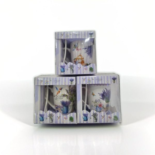 TAZA CERAMICA LAVANDA 370ML ART 4945493 JAN