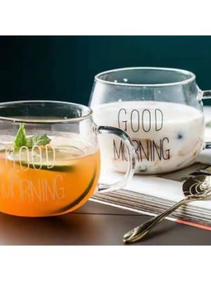 TAZA VIDRIO 450ML XUNID ART 4916282 JAN