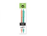 BOLIGRAFOS RETRACTILES X2 TRAZO MEDIO 0,1MM ART BR36PCSAZX2