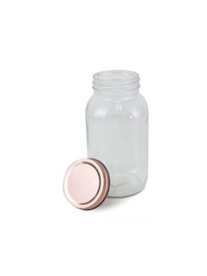 FRASCO DE VIDRIO C/TAPA 900ML 17.5X8.8 ART 9735-2 IAN