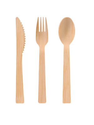 SET X3 CUBIERTOS DE BAMBOO 20CM 12015 IAN