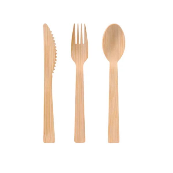 SET X3 CUBIERTOS DE BAMBOO 20CM 12015 IAN