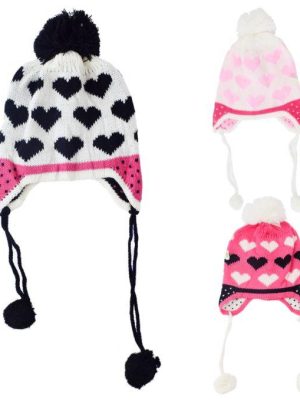 GORRO COYA INFANTIL NENA C/POMPONES ART 15790 CAN