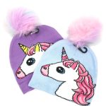 GORROS UNICORNIO CON POMPON ART M18B CAN
