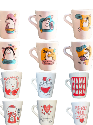 JARRO CONICO (TAZA) FELIZ DIA MAMA ART 300 IAÑ