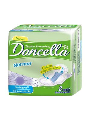 DONCELLA TOALLITAS TELA SUAVE VERDE X8UNI ART 3592 FAN