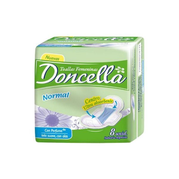 DONCELLA TOALLITAS TELA SUAVE VERDE X8UNI ART 3592 FAN