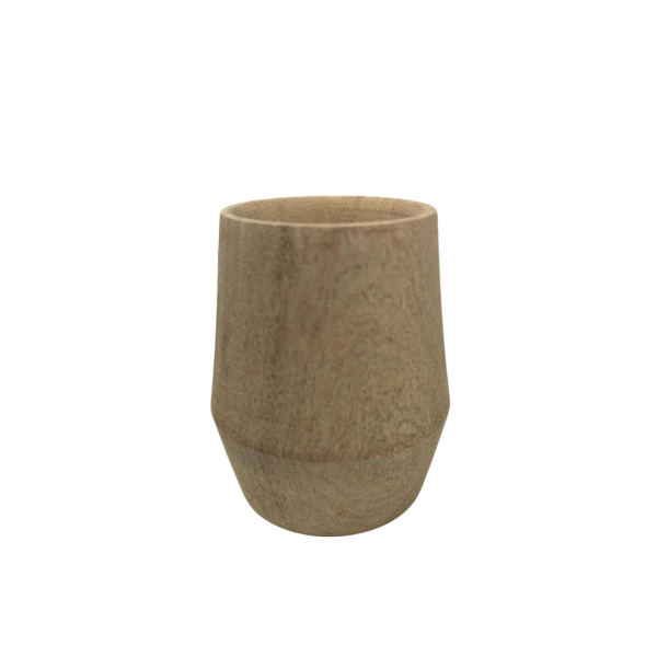 MATE PIRAMIDE CRUDO DE MADERA EAÑ