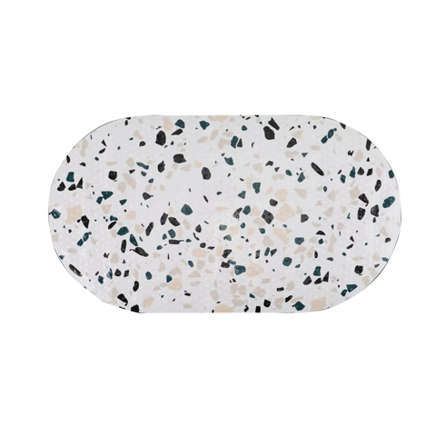 ALFOMBRA OVALADA DE GOMA P/BAÑO 70X39CM ART JS185454 DAN