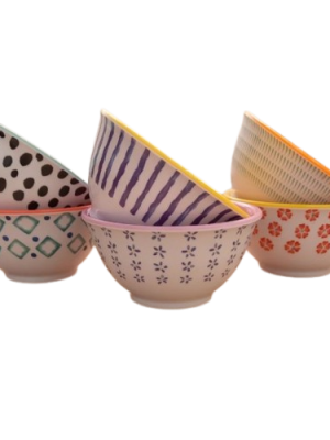 BOWL REDONDO BICOLOR CHICO 11CM ART 103-1210 DAÑ