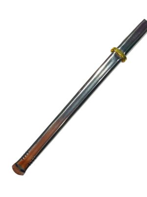 BOMBILLA PLANA ANGOSTA CURVA 17CM X1 ACERO INOX ART 1020 EAÑ