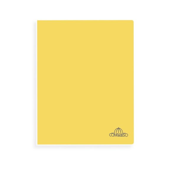 CARPETA CONGRESO A4 CARATULA AMARILLA 170 G ART 511281 AAÑ