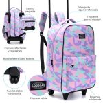 MOCHILA GOODPAK CARRITO CAMUFLADO PASTEL 17" ART 37496 KAN