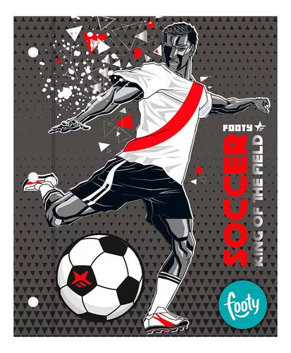 CARPETA ESCOLAR NRO 3 FOOTY VARIOS MODELOS DISP. AAN