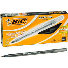 BOLIGRAFO BIC RONDO ROUND STIC NEGRO X12UNI ART 999972 BAÑ