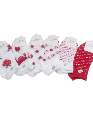 MEDIA SOQUETE STRAWBERRY  A55006 GAN