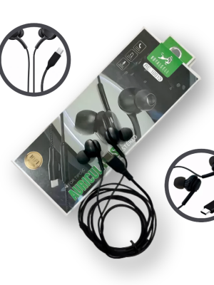 AURICULARES MANOS LIBRES C/CABLE PUERTO TIPO C RE10013 IAÑ