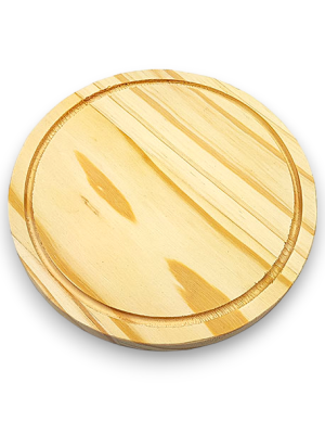 PLATO ASADO MADERA 23CM ART 274446 DAÑ
