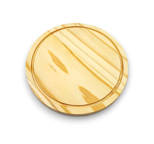 PLATO ASADO MADERA 23CM ART 274446 DAÑ