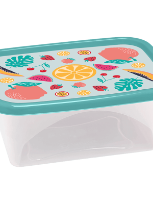 TUPPER RECTANGULAR FRUTAS 1270 ML ART 308586/4012 DAÑ