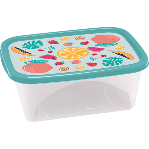 TUPPER RECTANGULAR FRUTAS 1270 ML ART 308586/4012 DAÑ