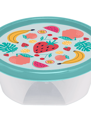 TUPPER REDONDO 210ML FRUTAS ART 4038 DAÑ