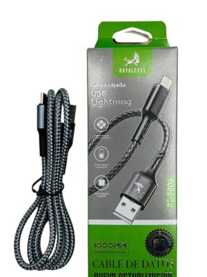 CABLE TIPO IP CARGA RAPIDA USB DE 1MTS ART RC5006-IP IAÑ