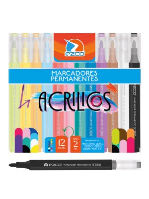 MARCADORES ACRILICOS X12 UNIDADES ART 403400 AAÑ