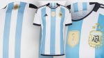 CAMISETA ARGENTINA 3 ESTRELLAS TALLE L ART AR-01 GAN