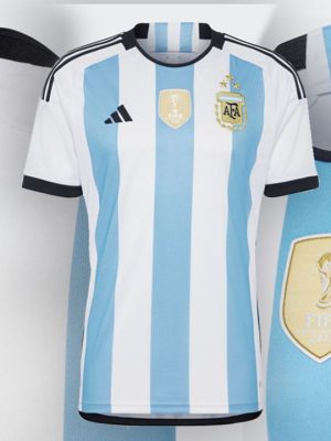 CAMISETA ARGENTINA 3 ESTRELLAS TALLE XL ART AR-01 GAN