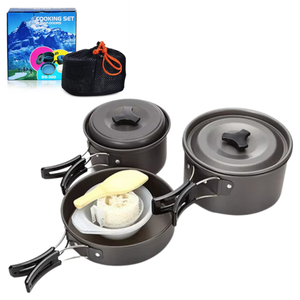 SET DE COCINA 3PCS P/CAMPING P326 JAN