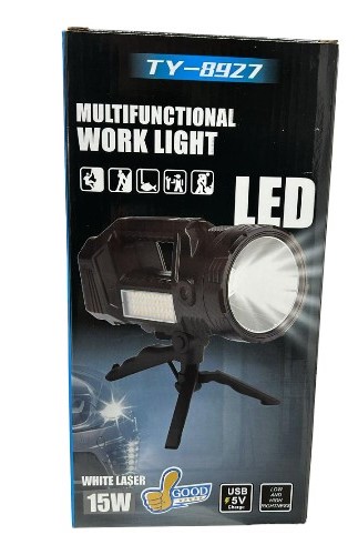LINTERNA MULTIFUNCION C/TRIPODE ART TY8927 GAN