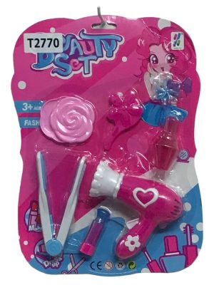 SET BELLEZA PLANCHITA+SECADOR+ACC ART 1125-5/KY-16K/T2770